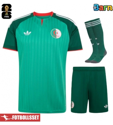 Algeriet Bortatröja Barn VM 2026 Kortärmad (+ Korta byxor)